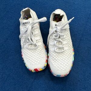 NOBULL Sneakers - White with Multicolor Sole